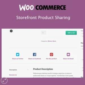 Storefront Product Sharing